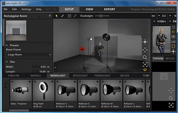 3D摄影棚布光软件 - Set A Light 3D v2.0.15 macOS/Win 双版