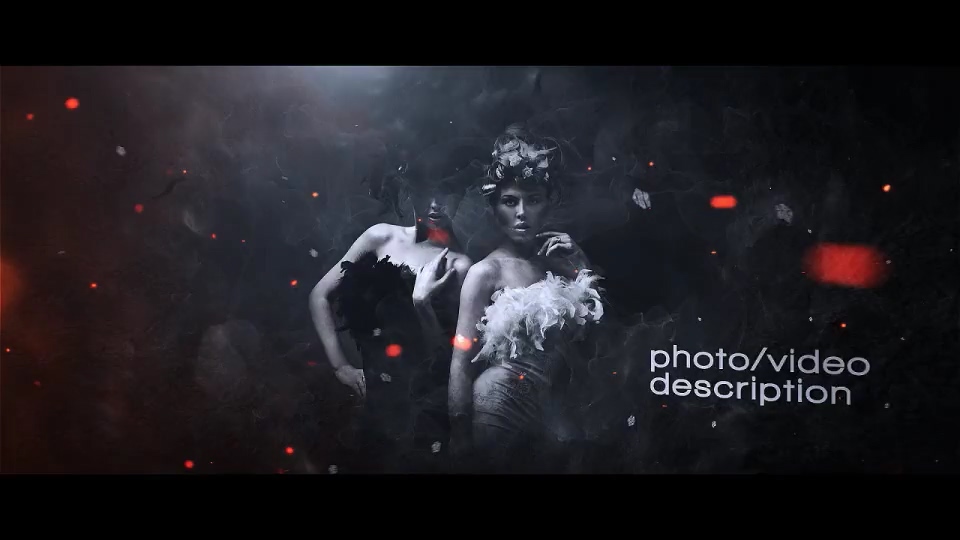 游戏电影宣传片预告片震撼冲击波火焰粒子3D文字片头AE模板