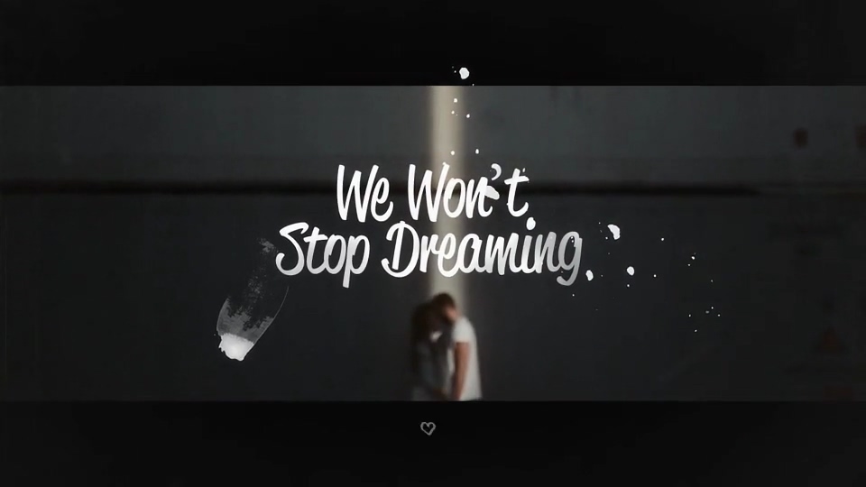 AE模板 - 创意歌词文字视频片头 Lyrics Template