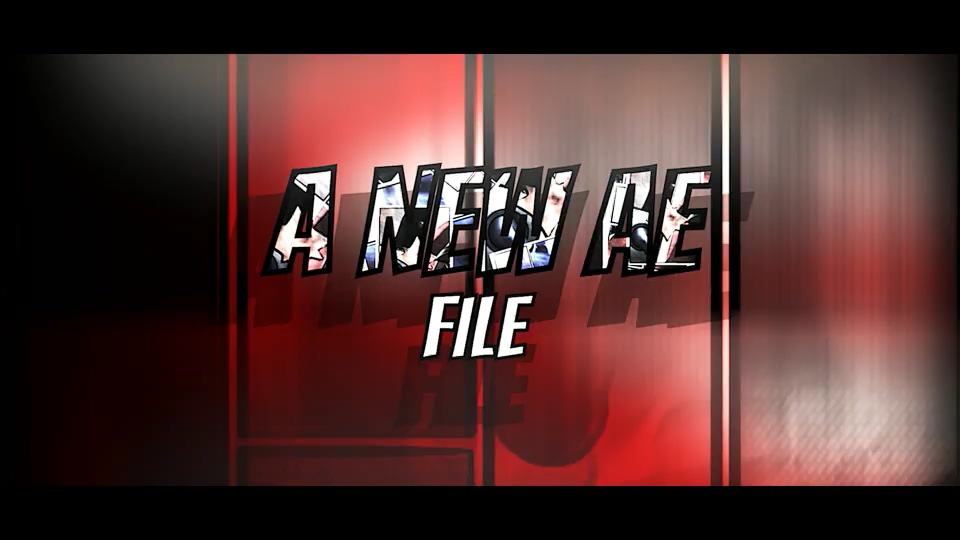 AE模板 - 仿漫威漫画分镜头视频定格片头开场 Comics Forever