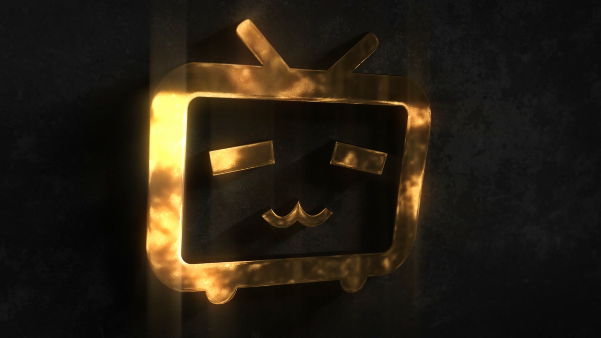 AE模板 - bilibili三维钢铁质感Logo文字动画