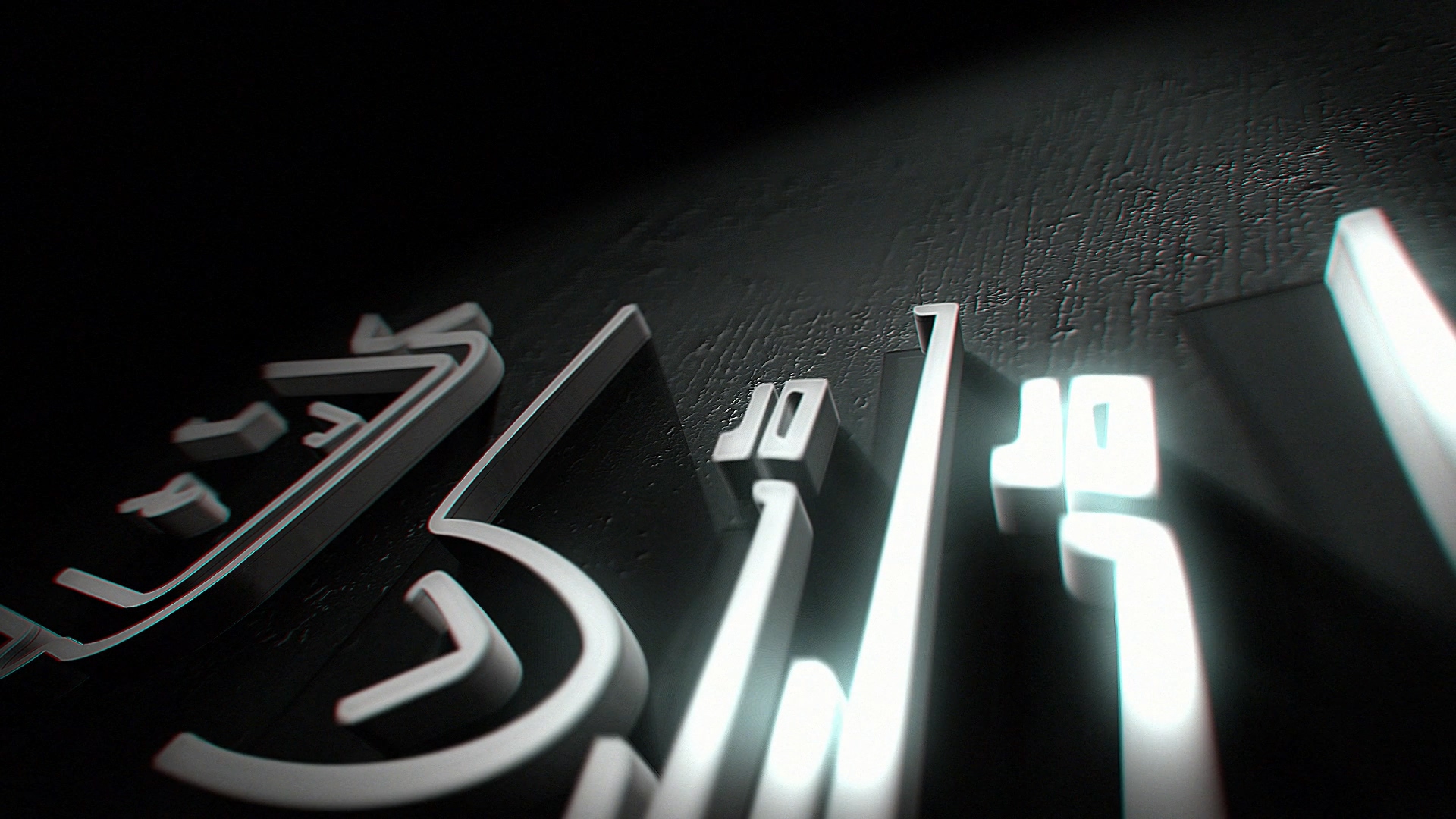 AE模板 - 三维立体描边Logo动画 3D Stroke Logo