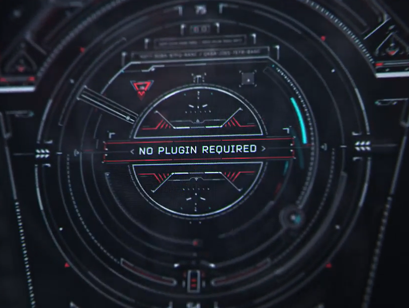 AE模板 - 高科技HUD信息化UI操作界面动画