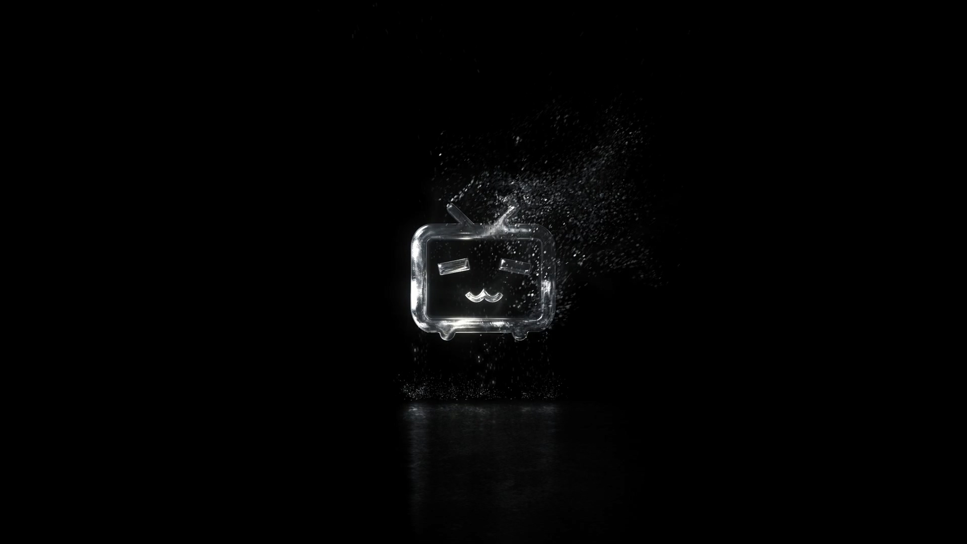 AE模板 - bilibili LOGO演绎粒子烫金标志特效