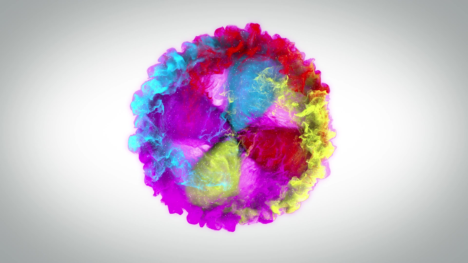 AE模板 - bilibili风车彩字LOGO展示