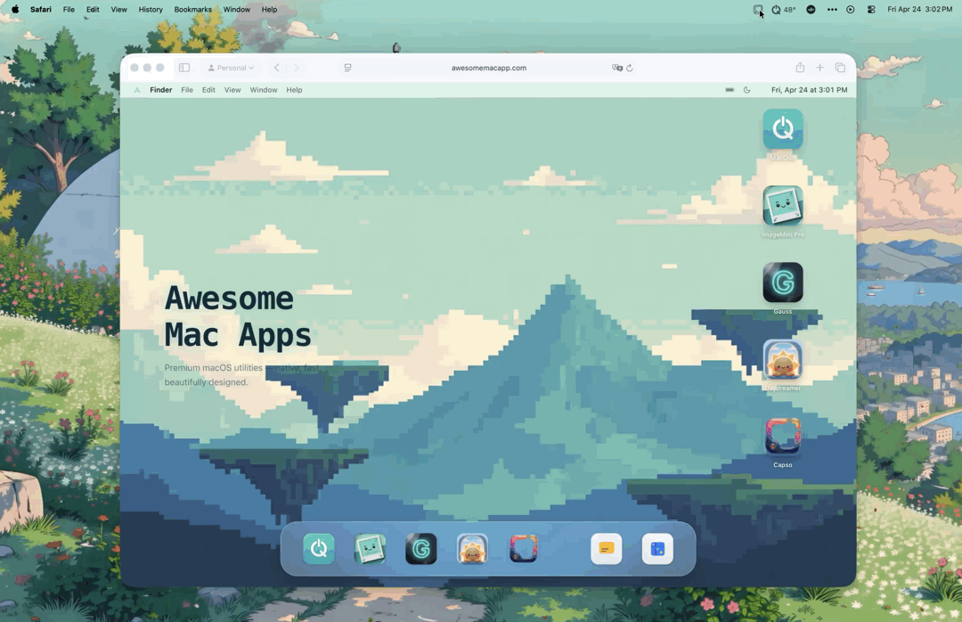 Capso - 一个免费开源的 macOS 截图与录屏工具