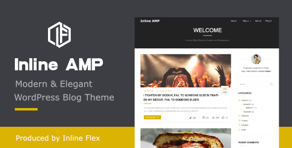 InlineAMP - 一款简洁的 WordPress AMP 主题