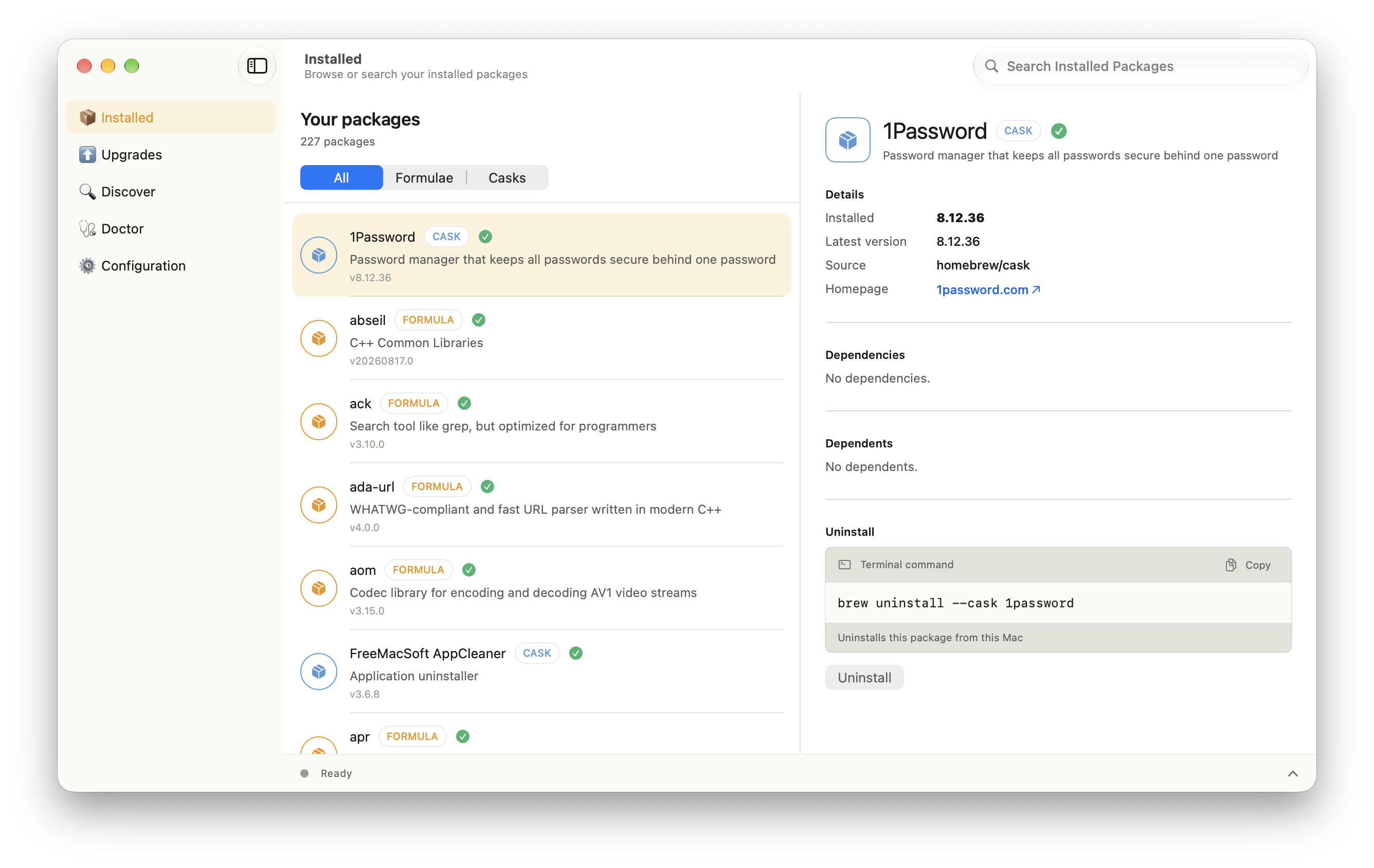 Homebrew的图形版 - BrewUI v0.4.3 下载